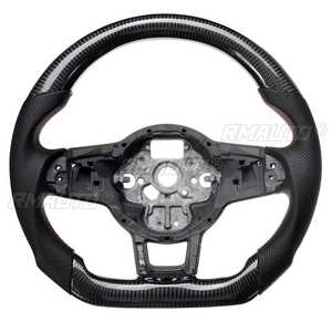 Volant de voiture en fibre de carbone, volant sport pour VW Golf MK7 MK7.5 GTI/R GTI 2015-2017 - Product Image 1