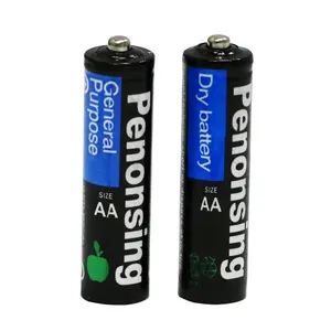 Factory wholesale high quality zinc alloy 4pcs AA batteries