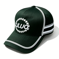 Topi Baseball Custom Hitam Putih dengan Garis Samping, Bordir Logo Bunga 3D Vintage, Topi Trucker, Dapat Disesuaikan, Unisex, Topi Baseball Olahraga