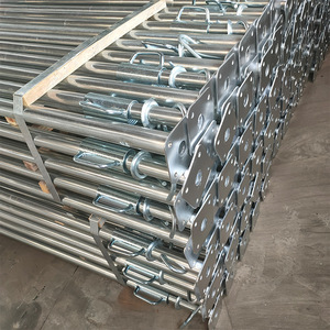 Los soportes de acero del fabricante son independientes, los soportes de acero son galvanizados y el trípode es estable. - Product Image 1