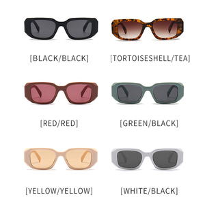 2024 Designer Célèbres Marques Hommes Petit Cadre Lunettes De Mode Nuances Personnalisées Logo Noir De Luxe En Plastique Dames Carré Lunettes De <span class=keywords><strong>Soleil</strong></span> - Product Image 2