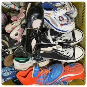 S08 Chaussures d'occasion mixtes pour enfants Usine Vente en gros Seconde main pour enfants Marque chinoise Chaussures décontractées en bon état en Ballots Afrique - Product Image 4