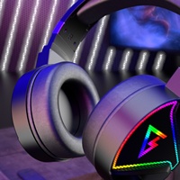 Nouvelle vente chaude de mode pas cher de haute qualité led casque de jeu rgb pour ordinateur portable