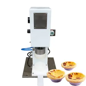 Professional Easy Operate Electric Mini Spanish Pie Crust Pressing Making Equipment Egg Tart skin Maker Machine