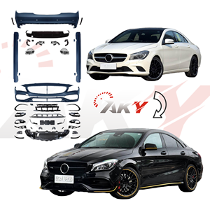 Kit Carrozzeria all'Ingrosso per <span class=keywords><strong>Mercedes</strong></span> <span class=keywords><strong>CLA</strong></span> Classe <span class=keywords><strong>W117</strong></span> 2013-2018, Aggiornamento allo Stile CLA45 AMG, Paraurti Auto in PP di Alta Qualità - Product Image 1