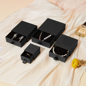SSeeSY LOW MOQ Custom Print Logo Earring Bracelet Necklace Ring Cases Gift Kraft Paper <strong>Cardboard</strong> <strong>Jewelry</strong> Packaging <strong>Box</strong>