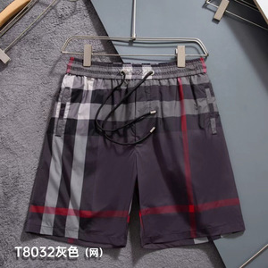 Nouveau short de plage sportif en tissu Oxford tissé, taille mi-haute avec cordon de serrage, couleur unie, pour homme, coupe ample, séchage rapide, respirant, avec poche latérale - Product Image 2