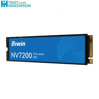 قرص صلب BIWIN NV7200 PCIe4.0x4 M.2 2280 SSD بسعات 1 تيرابايت و2 تيرابايت و4 تيرابايت، NVMe2.0 بسرعة قراءة 7200 ميجابايت/ثانية، طرازات BNV720001TB-RGX وBNV720002TB-RGX وBNV720004TB-RGX