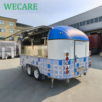 Wecare EEC Chine Camion de restauration rapide mobile, camion de pizza, camion de crème glacée, cuisine complète, entièrement équipé, homologué UE