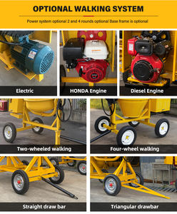 Volumetric Small 500L 350L 200L 700L Automatic Concrete <strong>Mixers</strong> for Sale Portable Drum Cement <strong>Mixer</strong> Machine - Product Image 2