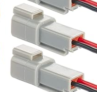 Connecteur automobile étanche IP67 à 2 broches, prise mâle/femelle, câble 16 AWG, faisceau de câblage, ensemble de câbles personnalisés pour voitures, camions, bateaux