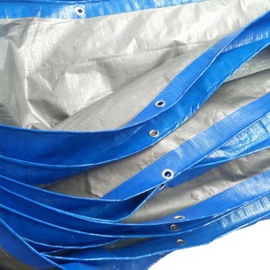 Triệu Không Thấm Nước Tarp Mặt Trời Nơi Trú Ẩn Tam Giác Màu Xanh Và Bạc Sakoline Vải 90gblue Và Bạc - Product Image 1