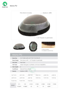 Toupet da <span class=keywords><strong>Uomo</strong></span> Economico e Resistente in Mono PU, Sistema di Capelli Umani Indiani, Stile Libero, Colore Nero Naturale, Misure Varie 5x7 5x8 6x8 6x9 7x9 7x10 8x10 8x11 9x11 - Product Image 6