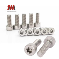 Vis Torx Taiming pour CVC, en acier au carbone nickelé, métriques, pour toiture, M2-M20