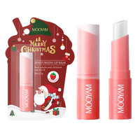 Lissage de Noël des lignes des lèvres Baume à lèvres hydratant et hydratant pour prévenir les lèvres gercées