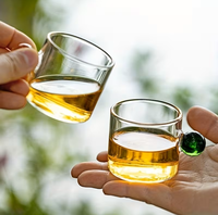 Vente en gros de mini-tasses en verre borosilicate de 100 ml, gobelets à café et à lait, tasses à thé avec poignée