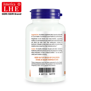 Fabricant de compléments alimentaires à la cerise acidulée Shecome en marque blanche, favorisant le confort articulaire chez les adultes, 200 capsules de cerise acidulée - Product Image 6
