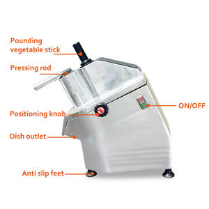 Máquina Cortadora de Verduras Multifunción Comercial Automática de Alto Rendimiento con 5 Cuchillas y Motor para Rebanar Queso y Cortar Fruta - Product Image 5