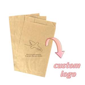 Sac en papier kraft personnalisé à fond pointu antiadhésif pour pain, biscuits, beignets et toasts, qui appartiennent à la marque de votre restaurant. - Product Image 4