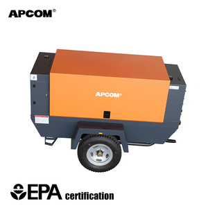 เครื่องอัดอากาศดีเซลแบบพกพาสำหรับงานหนัก 375-650CFM 12/13/14/15/18 บาร์ แบบสกรู สำหรับงานก่อสร้างและงานเหมือง - Product Image 1