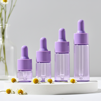 Emballage en verre cosmétique de luxe, flacon de sérum pour soins de la peau avec compte-gouttes, imprimé à l'écran pour crème pour le visage et crème pour les yeux