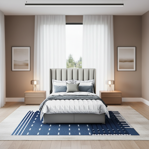 Tapis Akmin tressé sur mesure, fabriqué à la machine, pour salle de réunion, antidérapant, durable, écologique, résistant à l'eau - Product Image 2