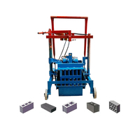 Meilleure vente 2-45 machine de fabrication de briques mobile machine de formage de blocs simple et efficace