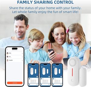 Cảnh Báo An Ninh Gia Đình Báo Động An Ninh Máy Dò Cảm Biến Cửa Wifi, Cảm Biến Đóng Hoặc Mở Cửa Sổ Không Dây Thông Minh Hoạt Động Với Alexa - Product Image 5