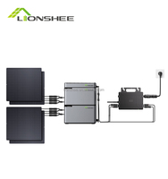 Système solaire extensible pour balcon de 800 W |   Système de stockage d'énergie solaire avec batterie au lithium empilable de 1 kWh, 2 kWh, 3 kWh, 4 kWh