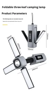 New Outdoor Multifunctional Rechargeable Telescopic Foldable Camping Lamp with Hanging Function for Tent and Campsite Use - Product Image 5