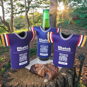 Sublimation Foldable 330ml Neoprene T-shirt Shape Beer <b>Bottle</b> Cooler - Product Image 5