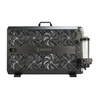 OCOCOO Ailettes en aluminium épaisses de qualité industrielle supérieure pour refroidissement externe, pour station de travail multi-GPU de deep learning
