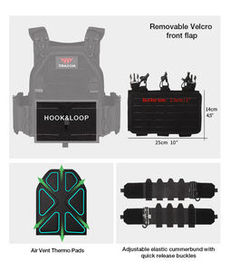 سترة تكتيكية من النايلون 1000 د من YAKEDA مع نظام رخوة ، سترة حاملة من JPC ، ملحق للتمويه - Product Image 6
