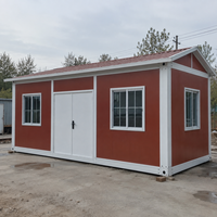 Maison préfabriquée à toit triangulaire pour complexe hôtelier, glamping, Airbnb et location de vacances