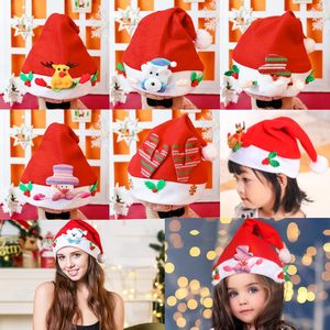 Chapeau de Noël tendance 2026 en tissu lumineux LED, modèle moyen coloré 70x50x50cm, en stock usine - Product Image 4