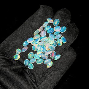 YASHEE Ópalo Etíope Natural de 8x6 mm, Corte Ovalado, Piedra Preciosa Suelta para Joyería, Piedra de Sanación de Chakras - Product Image 2