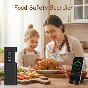 डिजिटल मांस थर्मामीटर ब्लूटूथ वायरलेस आर्द्रता तापमान निगरानी स्मृति रिकॉर्ड बीबीसी रसोई के उपयोग के लिए IP68 वाटरप्रूफ - Product Image 3