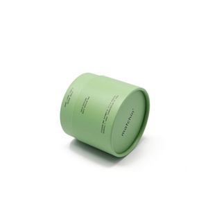 Custom Printed Eco-Friendly Food Grade Albumen Powder Paperboard Cylinder <b>Box</b> for Matcha Powder Gummies Pills - Product Image 6