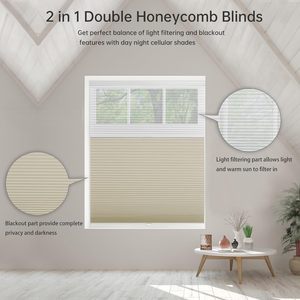 Hiện đại tổ ong rèm cuốn điện/Hướng dẫn sử dụng thấp hơn mở được xây dựng trong cài đặt cho pháp Windows văn phòng sử dụng tùy chỉnh kích thước - Product Image 4