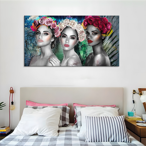 Черная Мода, женские холщовые плакаты и печатные настенные картины, Африканское искусство, Картина на холсте, настенная роспись - Product Image 2