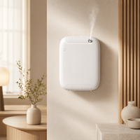 Diffuseur d'arômes sans eau 400 ml avec écran LCD, sans fil, à fixation murale, commande tactile, désodorisant pour toilettes, salle de bain, maison