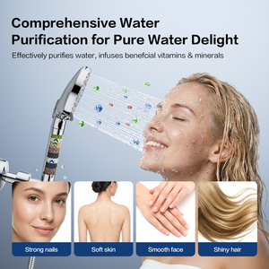 Cabezal de Ducha Purificador Desmontable con Filtro, 9 Modos, de Mano, con Perlas Suavizantes para Agua Dura - Product Image 6