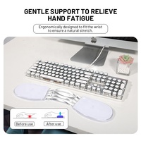 Forme de broche téléphone portable Dock clavier tapis bricolage Gel tapis de souris Transparent tapis de souris jeu tapis de souris repose-poignet pour bureau à domicile