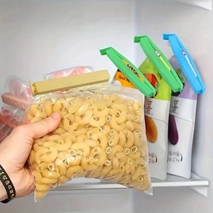 10 Pcs Colorful Sealing <b>Clips</b> Set Freshness Retaining Snack Bag Clamp Moisture Proof Reusable Kitchen Accessory for Plastic Bags - Product Image 2