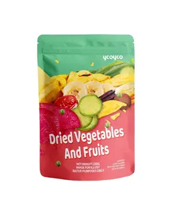 Ycoyco crocante frutas e legumes liofilizado mix frutas e legumes chips crianças saudáveis lanches comida