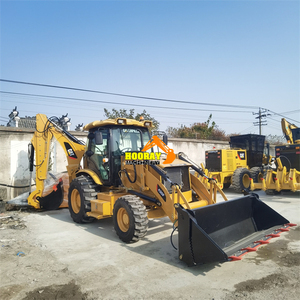 JCB เคสรถตักดินแบคโฮแบบใช้แล้ว428d 420f สำหรับแมวพร้อมรีโมทควบคุมกระปุกเกียร์ยางแมว