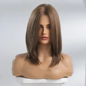 2024 new Synthetic Short bob Black Wigs futura Wigs Heat Resistant Hair short Wig for Women