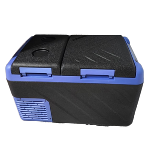 Pour Alpicool 45L double usage 24V/12V voiture et maison réfrigérateur en plastique Portable machine à glaçons congélateur pour camion dortoir petite unité - Product Image 1