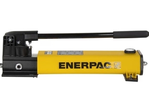 Pompe hydraulique manuelle légère à deux vitesses ENERPAC P802, capacité utile 155 pouces cubes - Product Image 1