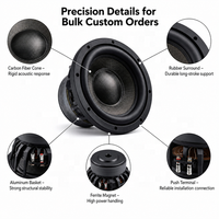 Subwoofer Mobil Custom 10 Inch 500W RMS OEM ODM Speaker Audio Mobil untuk Merek Eropa dan AS